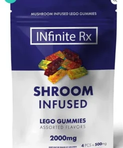 INfinite Rx Shroom Infused Block Gummies Edibles (2000mg)