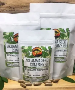 HOME / IBOGA Akuamma Seed powder 20-1 Extract capsules (Picralima Nitida)